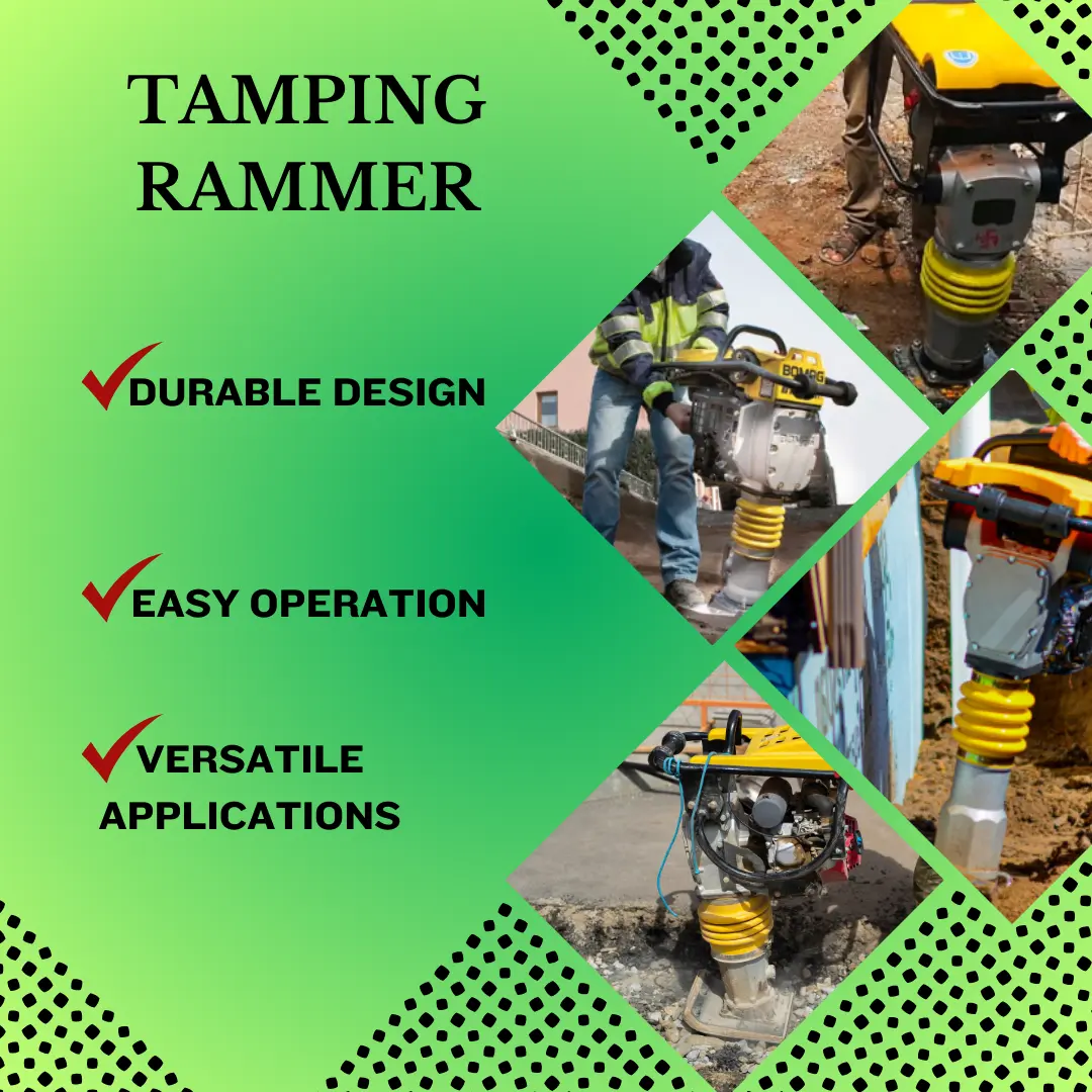 earth rammers with electric motor and engines