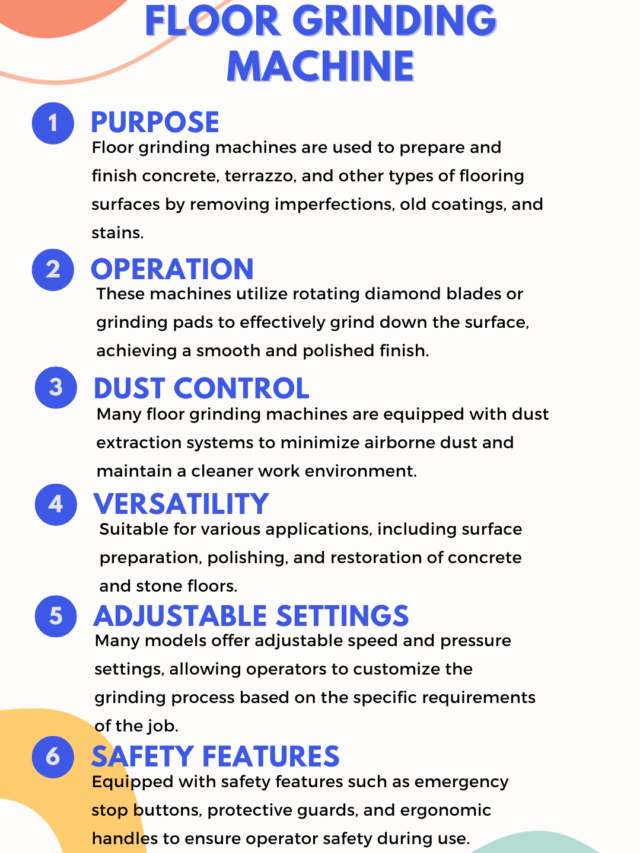 floor grinding machine