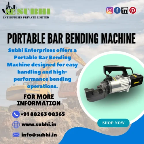 portable rebar bending machine