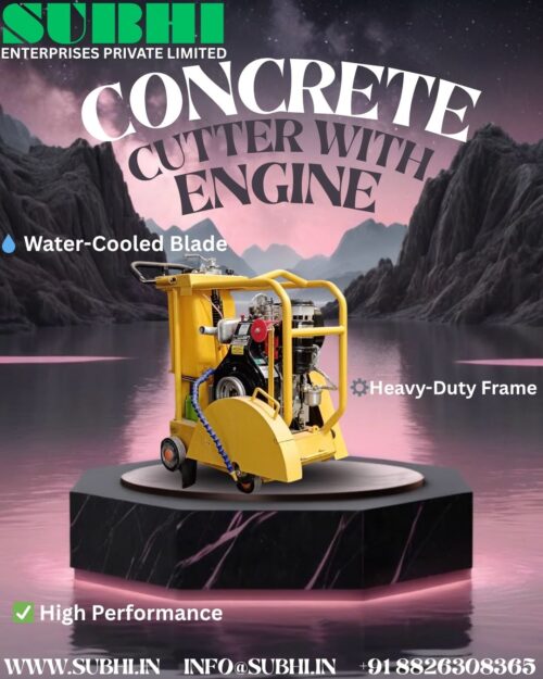 Concrete Cutter With Engine
