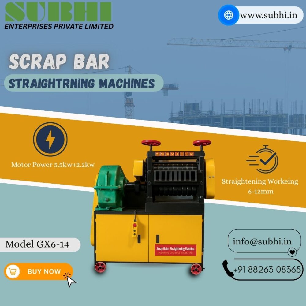 Scrap Bar Straighting Construction Machines