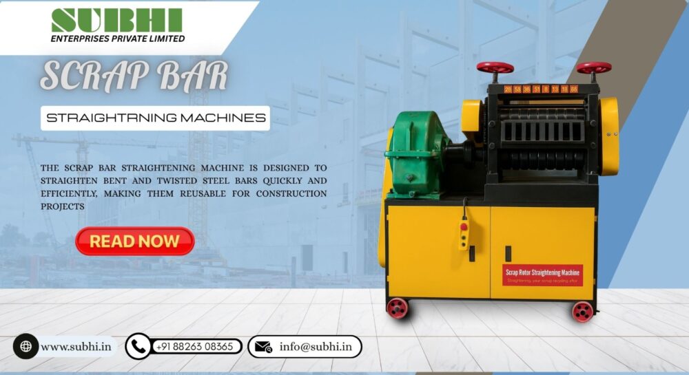 Scrap Bar Straightening Construction Machines