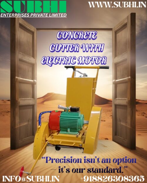 Concrete Cutter With Electric Mottor
