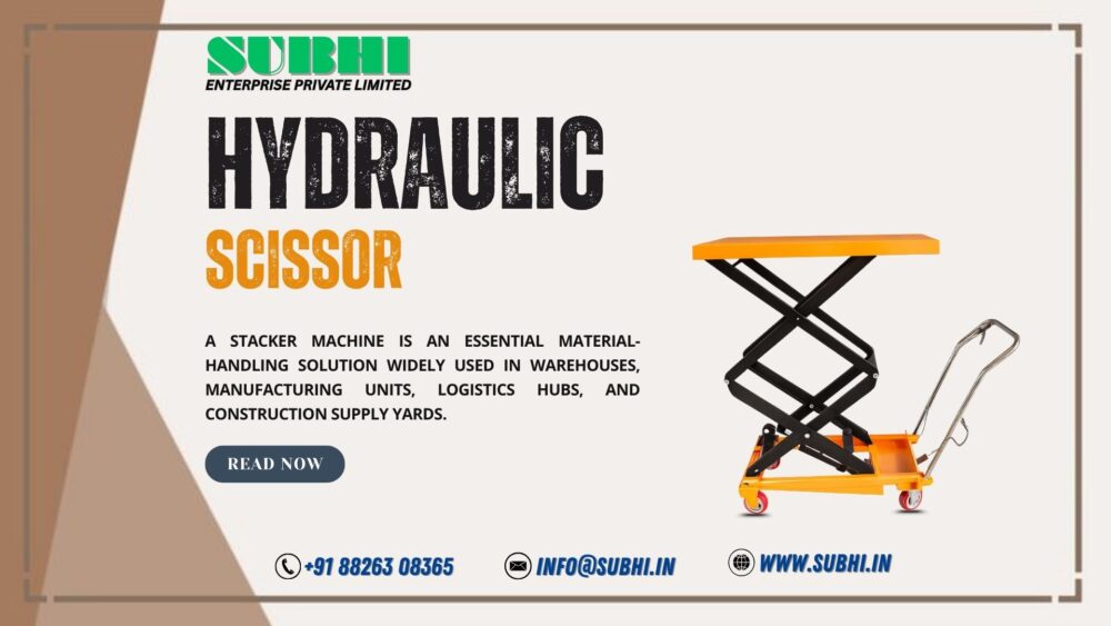 Hydraulic Hand Table Truck Double Scissor