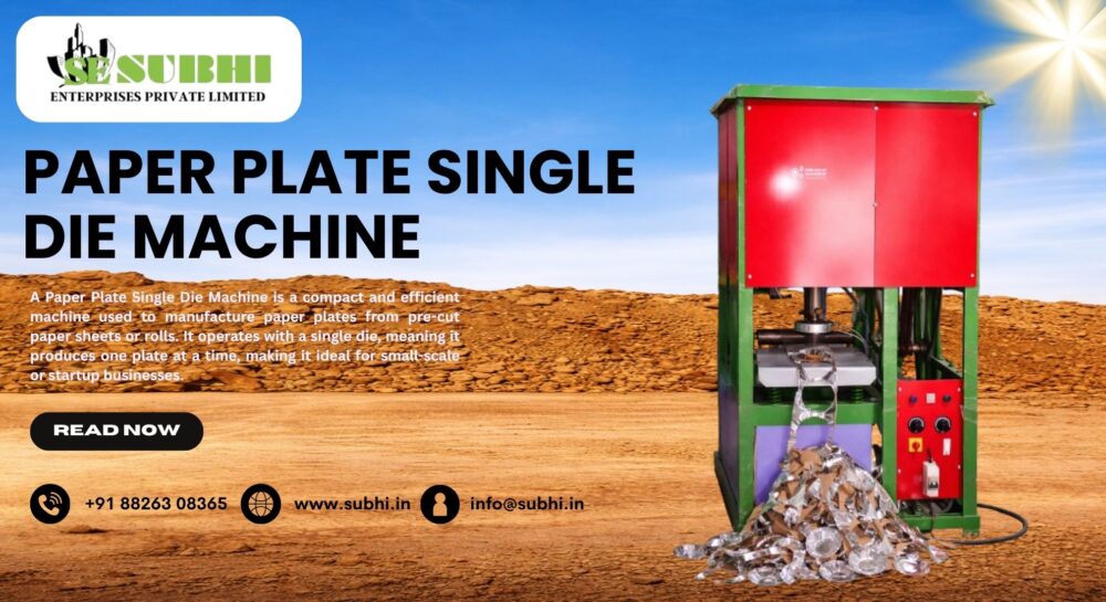 Paper Plate Single-Die Machine