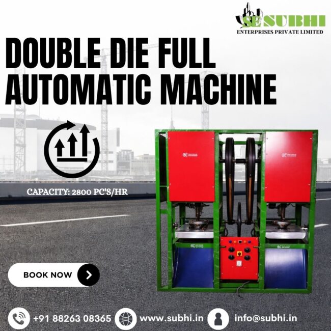 DOUBLE DIE FULL AUTOMATIC MACHINE