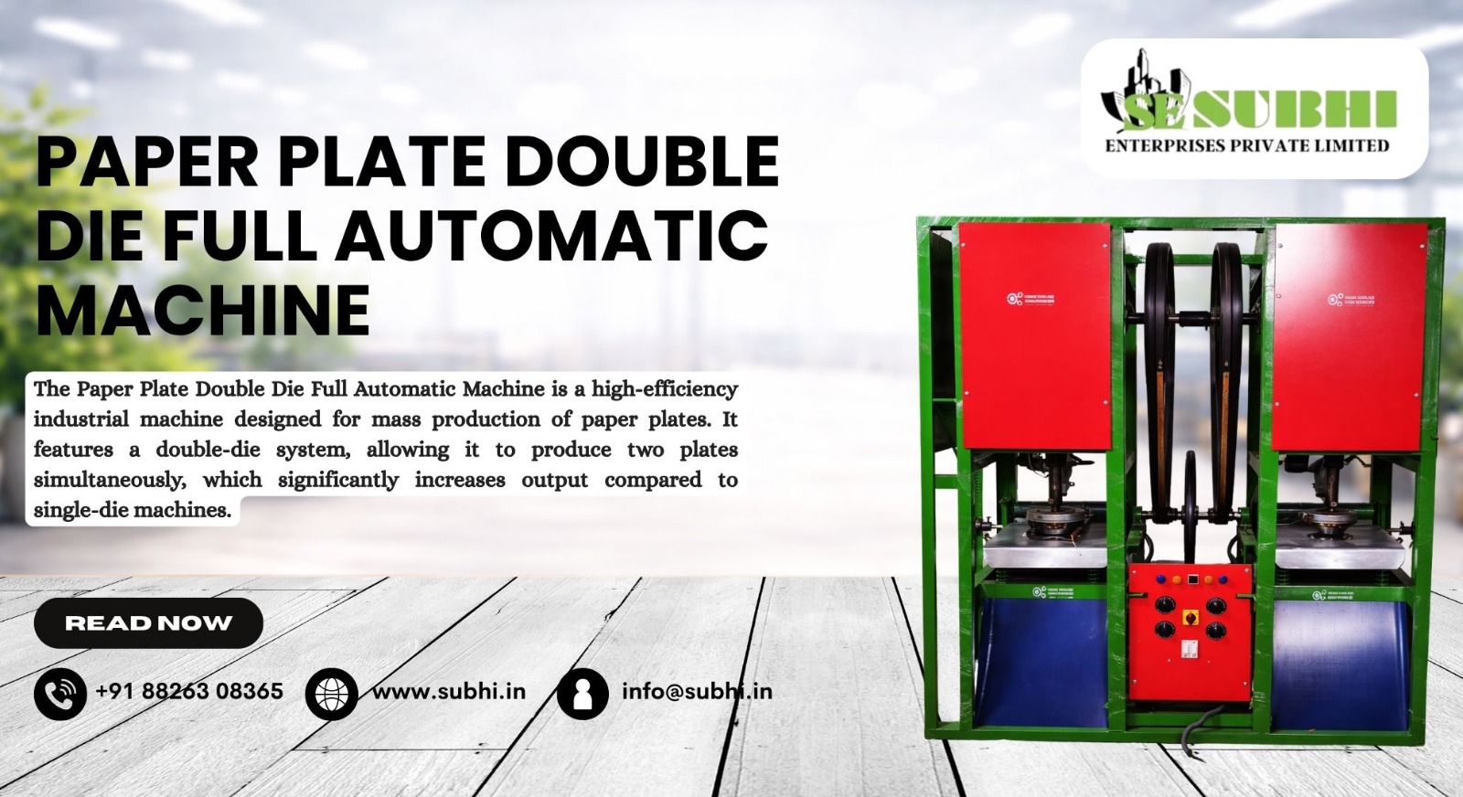 DOUBLE DIE FULL AUTOMATIC MACHINE