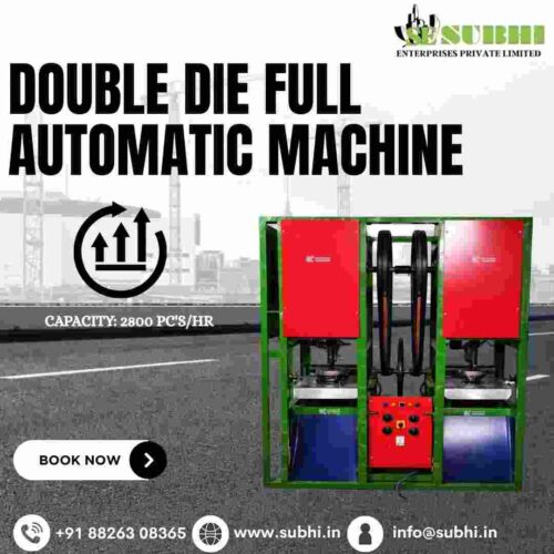 DOUBLE DIE FULL AUTOMATIC MACHINE