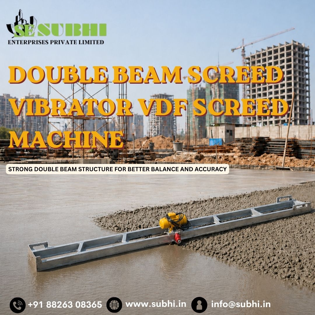 DOUBLE BEAM SCREED VIBRATOR VDF SCREED