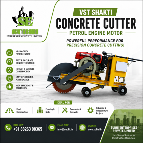 VST Shakti Concrete Cutter Petrol Engine Motor