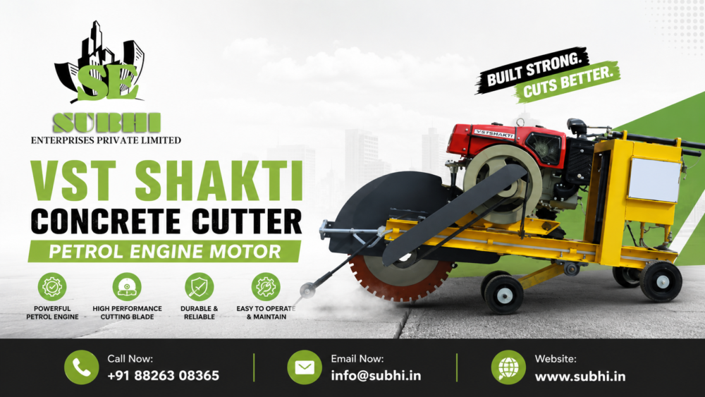 VST Shakti Concrete Cutter Petrol Engine Motor