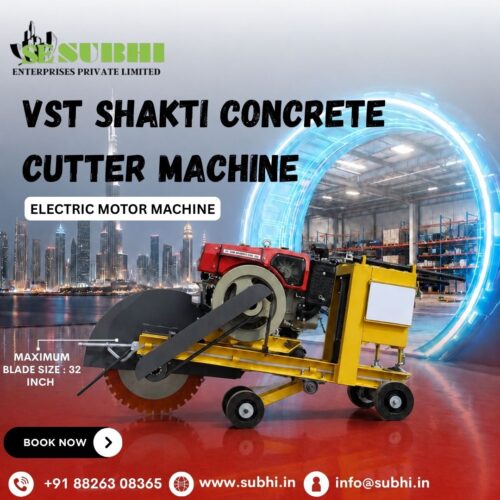 VST Shakti Concrete Cutter Electric Motor Machine