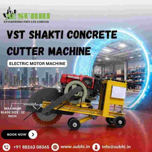 VST Shakti Concrete Cutter Electric Motor Machine