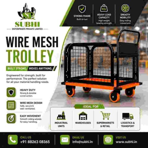 WIRE MESH TROLLEY MACHINE