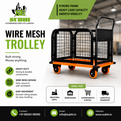 WIRE MESH TROLLEY MACHINE