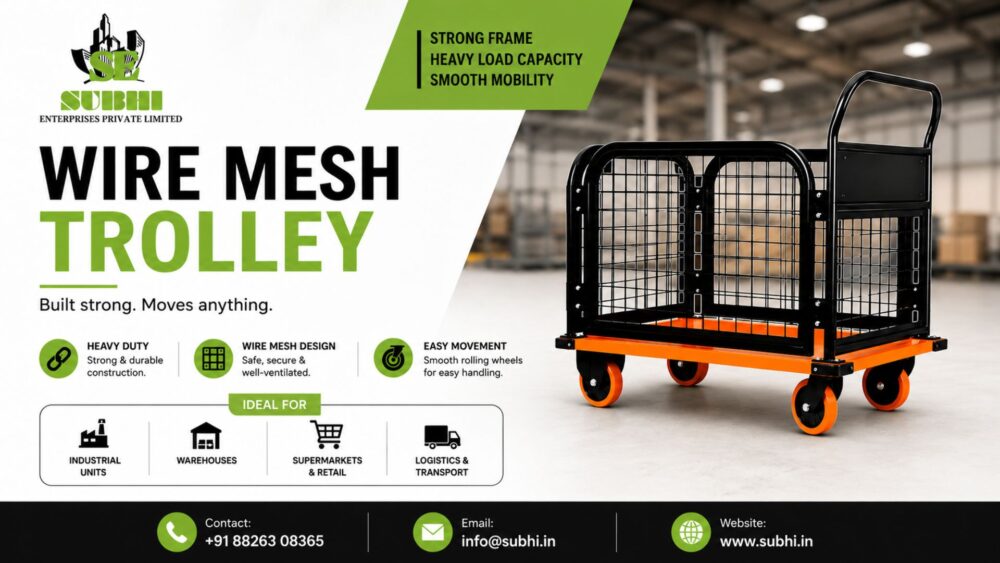 WIRE MESH TROLLEY MACHINE