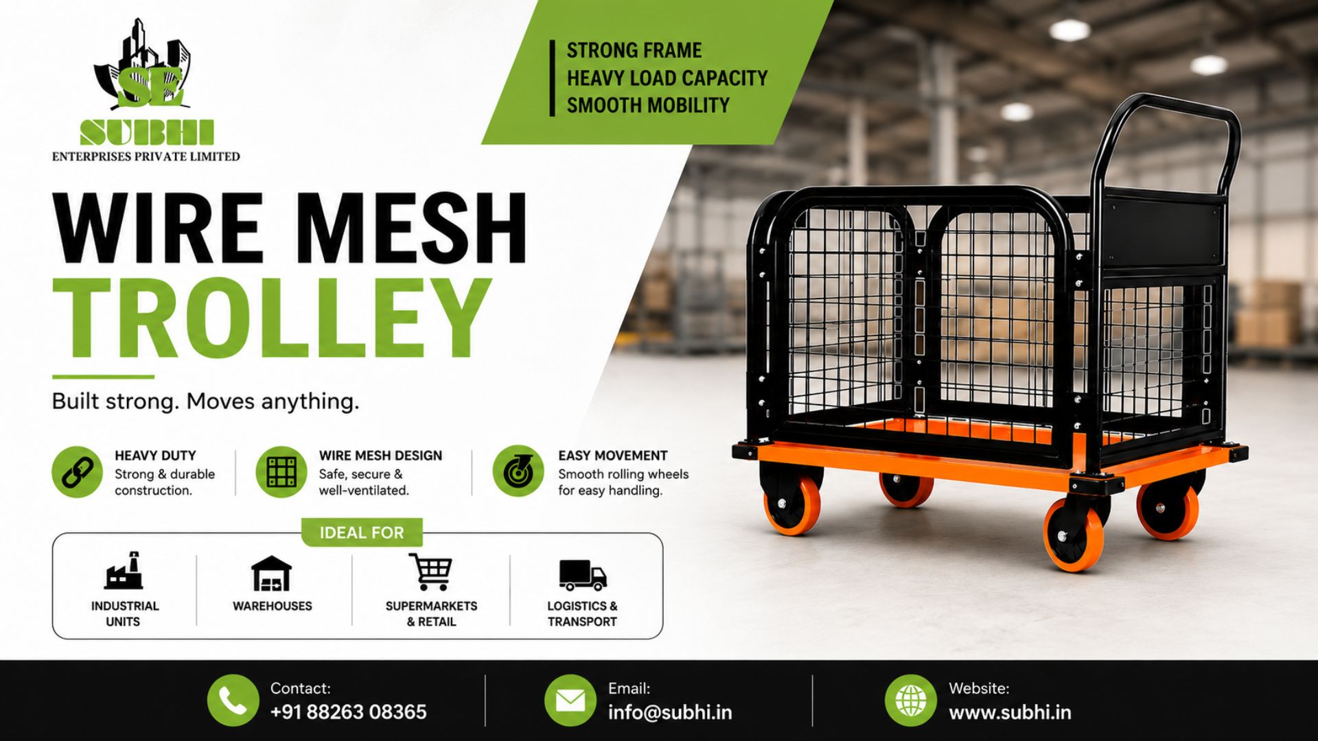 WIRE MESH TROLLEY MACHINE
