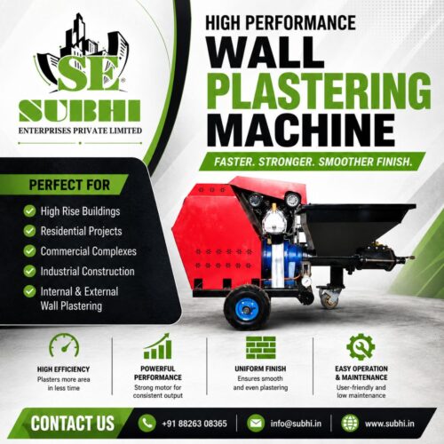 Wall Plastering Machines